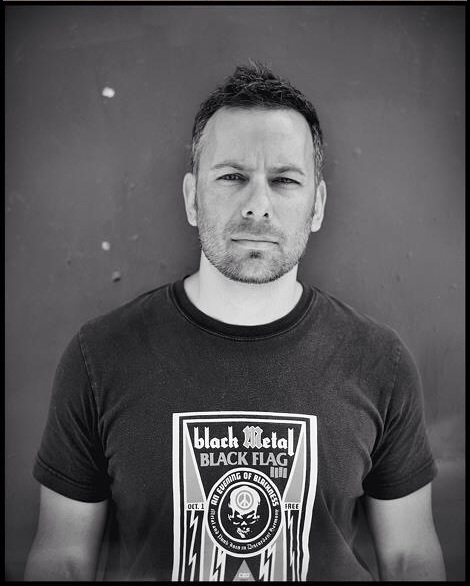 Black-and-white portrait of David Sheedy
